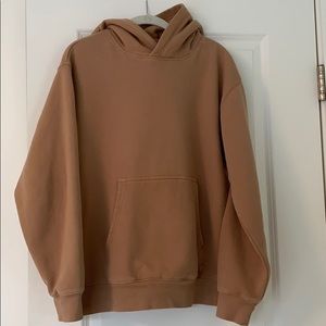 TNA aritzia tan hoodie
